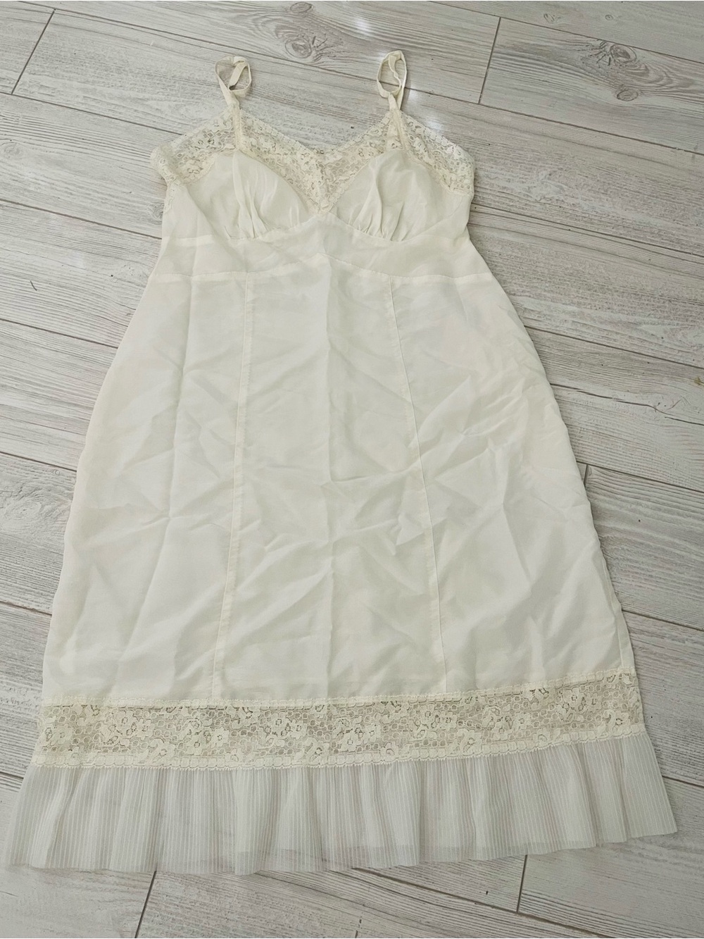 Vintage Vanity Fair Slip Dress Nightgown Retro, Pinup Bridal Size 36 (M)